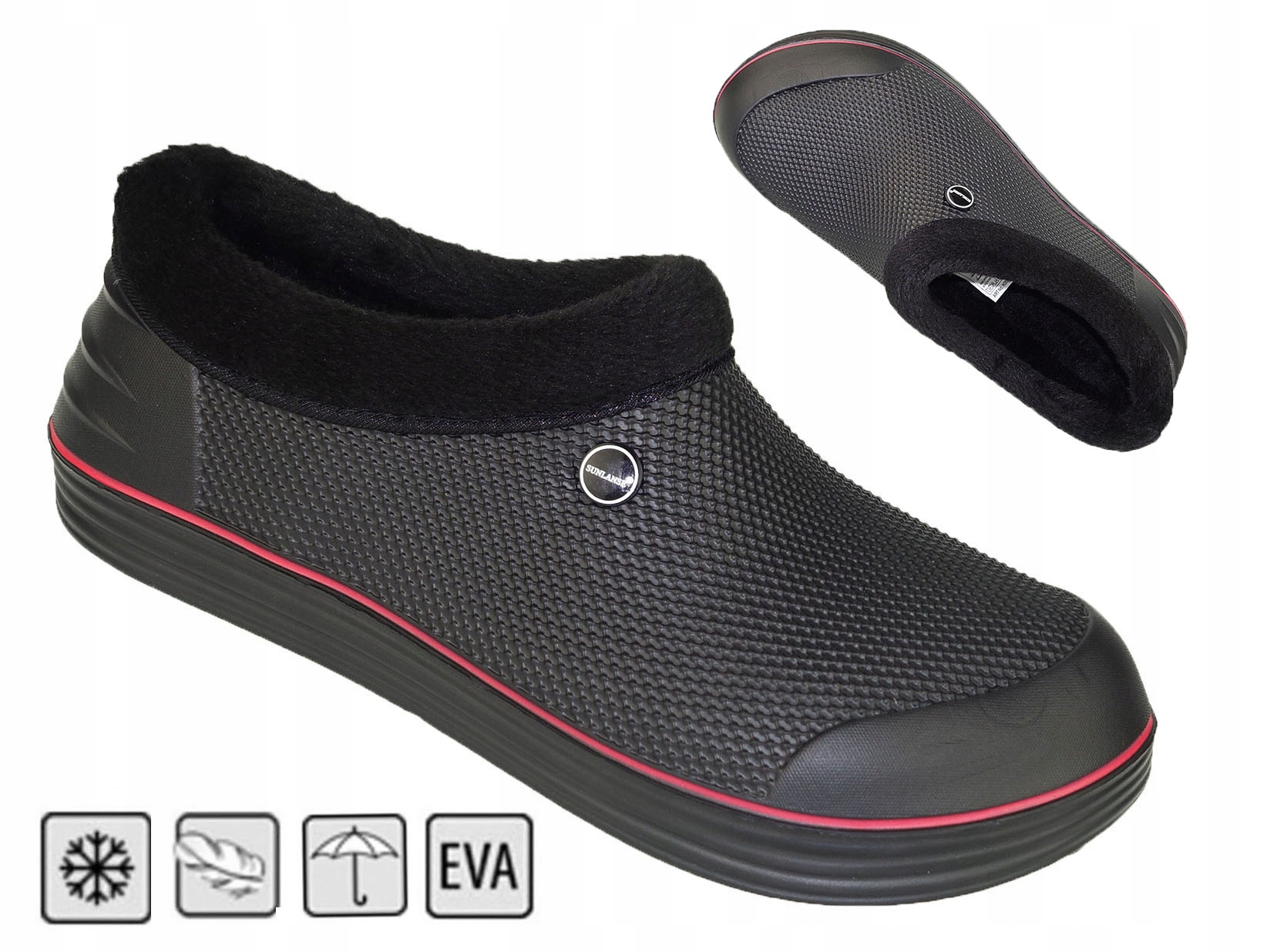 KALOSZE DAMSKIE OCIEPLANE ŚNIEGOWCE NIEPRZEMAKALNE