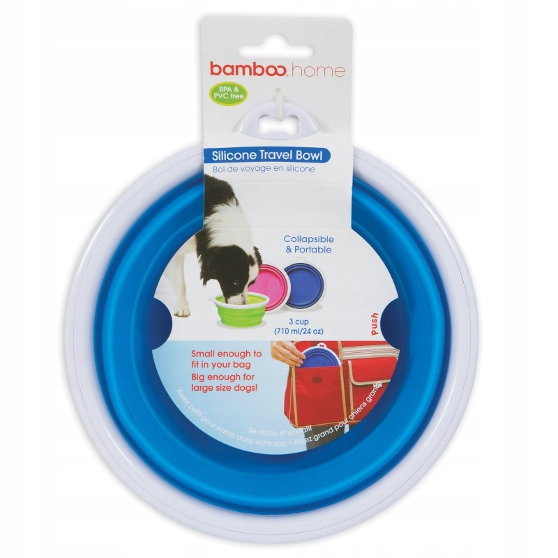 

Składana Miska Podróżna Silikonowa dla psa 237 ml