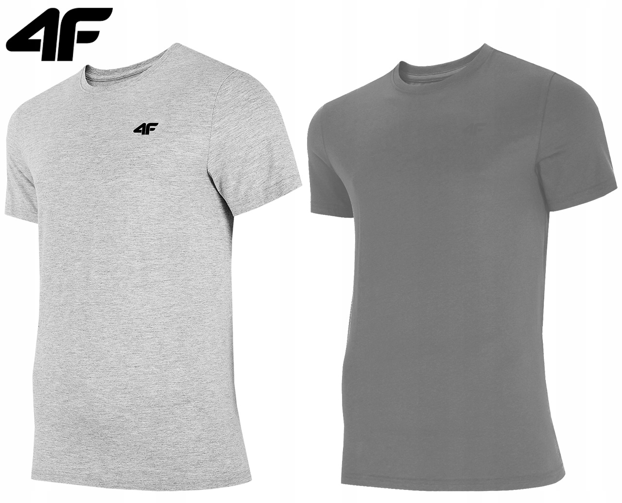 KOSZULKA MĘSKA 4F ZESTAW 2 SZT. TZ09 T-SHIRT PODKOSZULEK NA CO DZIEŃ M Marka 4F