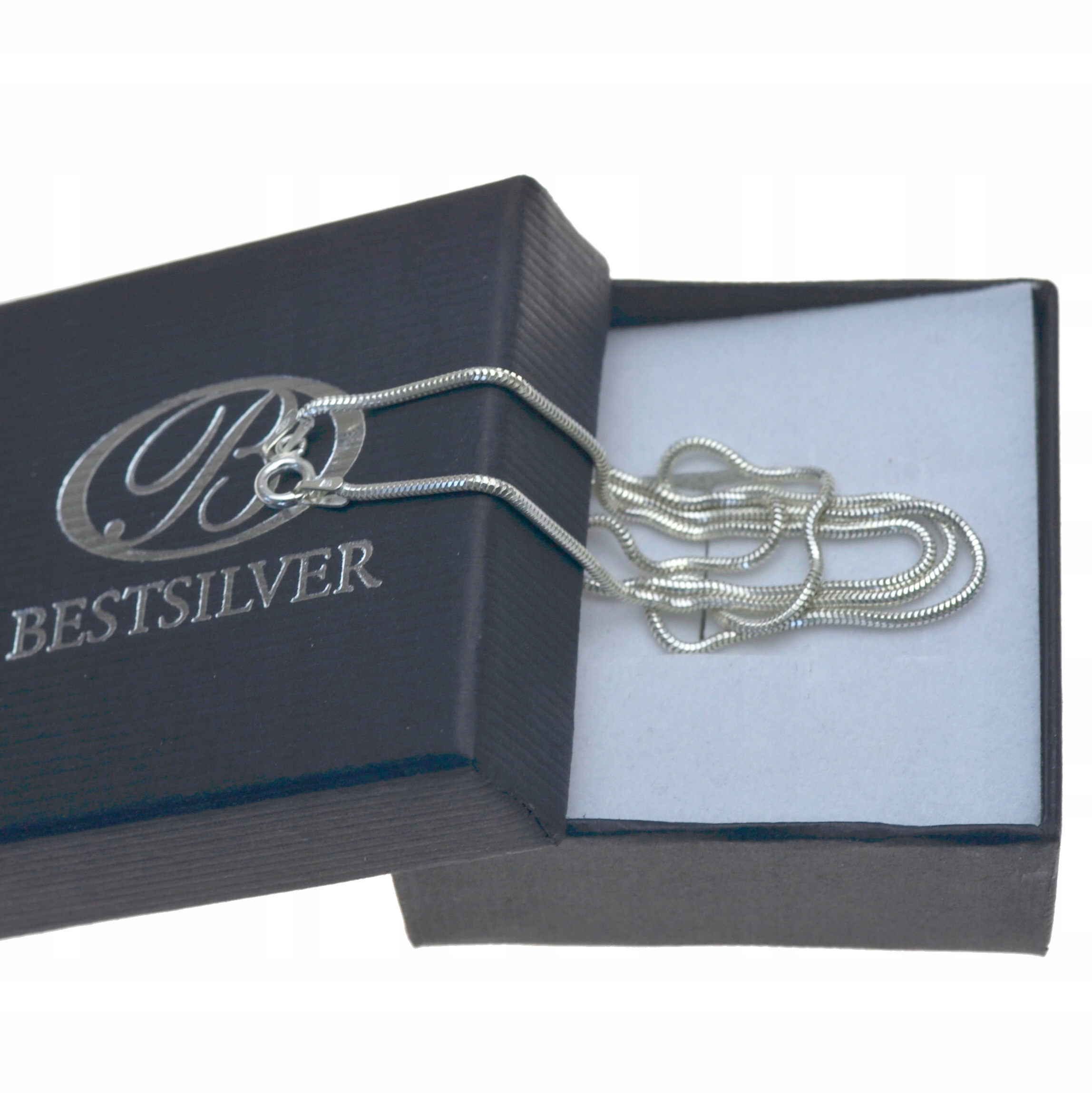 Stříbrný Řetízek Hadí Vzor dámský 1,5mm 100cm Stříbro