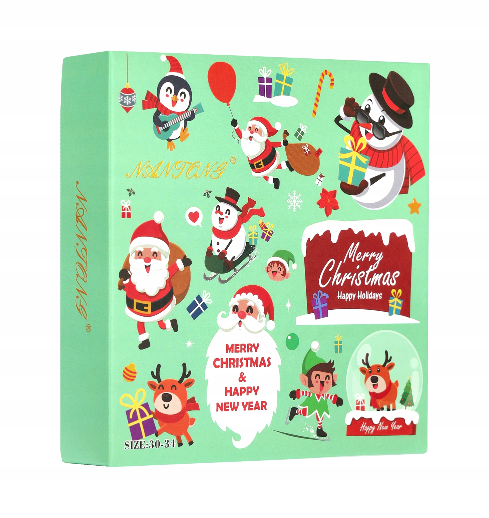 DZIECIĘCE SKARPETY ŚWIĄTECZNE PREZENT 4 PARY Marka inna