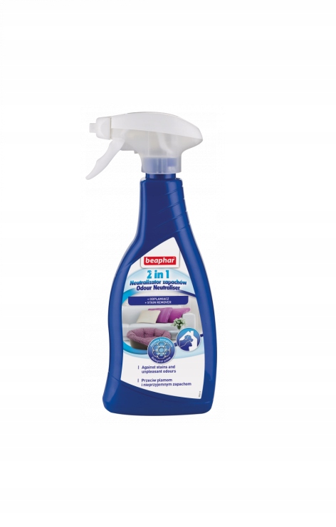 

Beaphar 2w1 Odplamiacz Neutralizator Zapachu 500ml