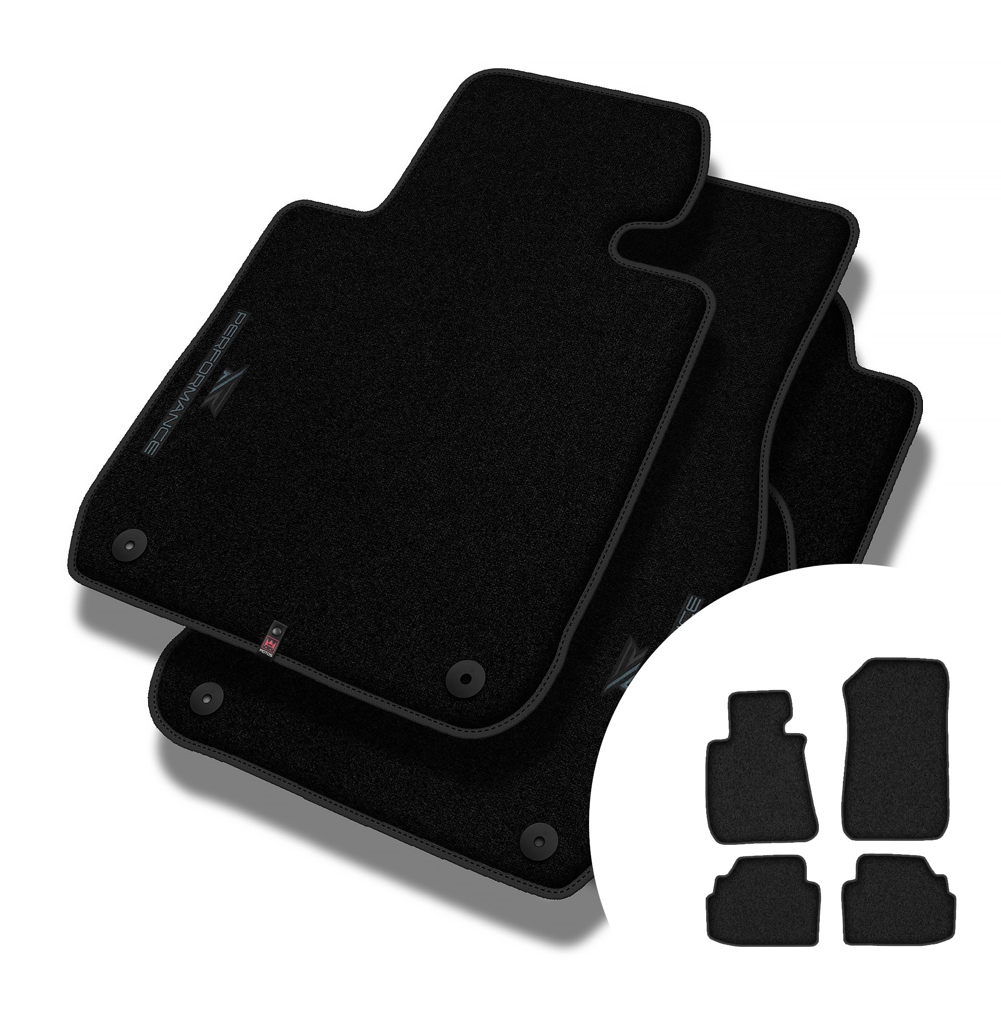 Velúrové koberčeky Performance Premium pre Bmw radu 3 E92 2005-2012