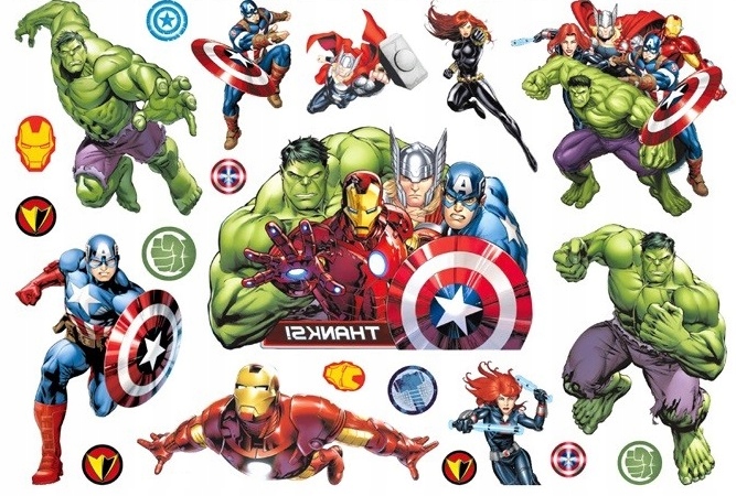 

Tatuaże Zmywalne Dla Dzieci Avengers CG193