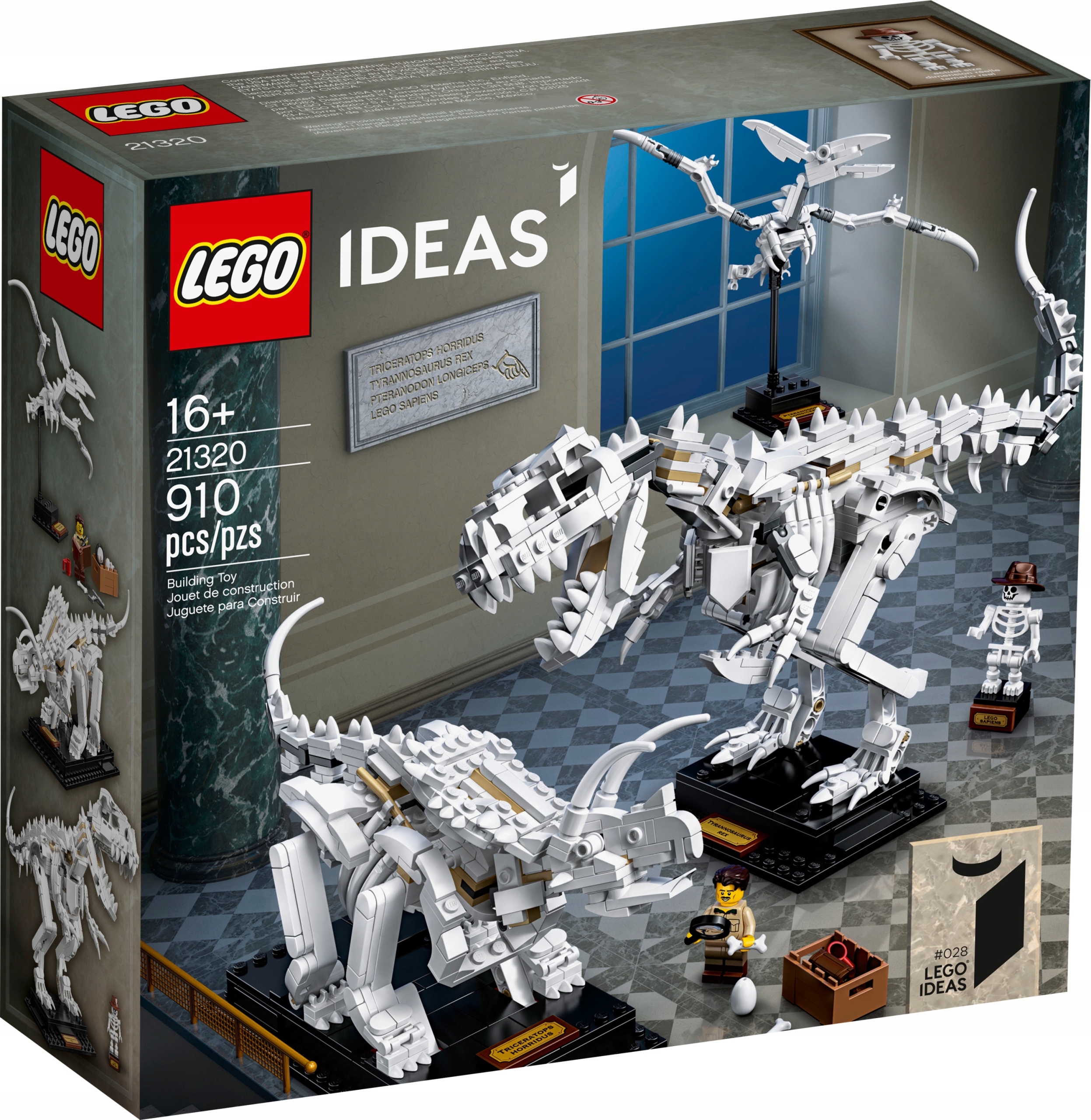 LEGO IDEAS 21320 SZKIELETY DINOZAURÓW