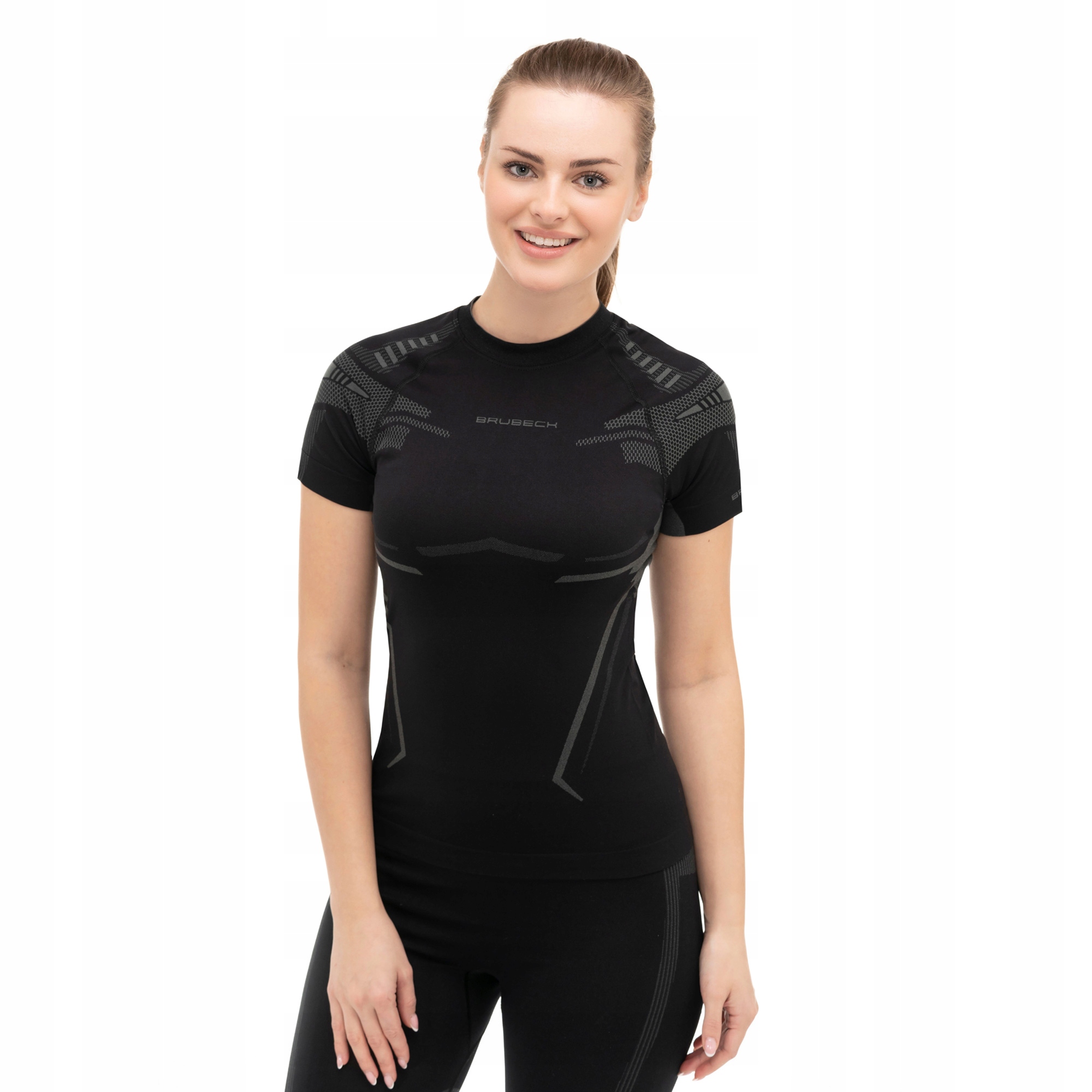 Koszulka damska Brubeck Dry Bielizna termoaktywna z krótkim rękawem S