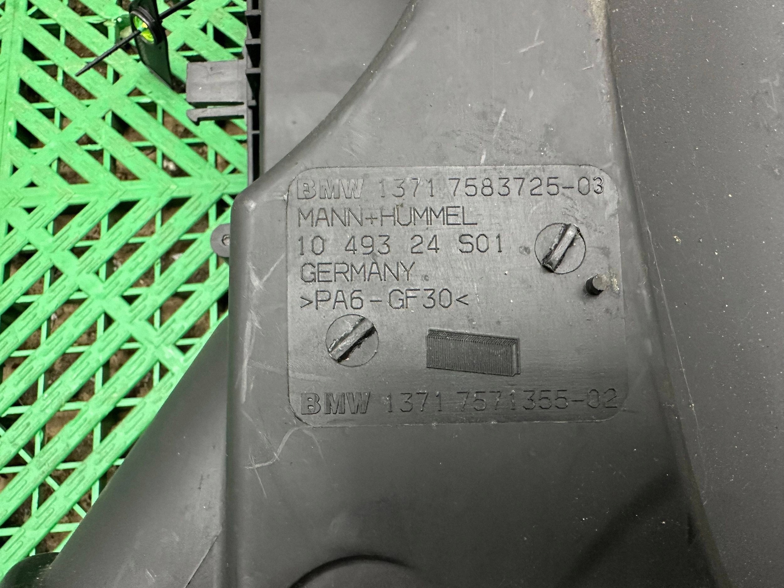 Gehäuse filter luft BMW X3 F25 7583725