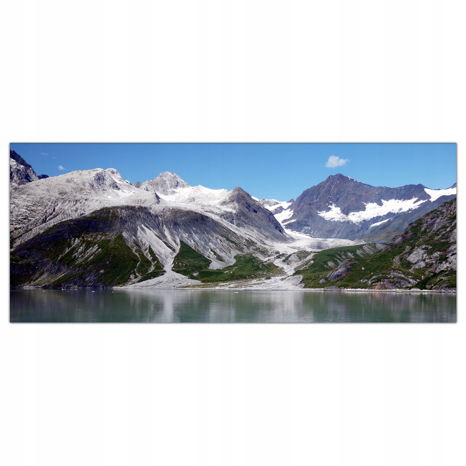 

Obraz Szklany Foto-obraz Lodowce Góry Ocean 125x50