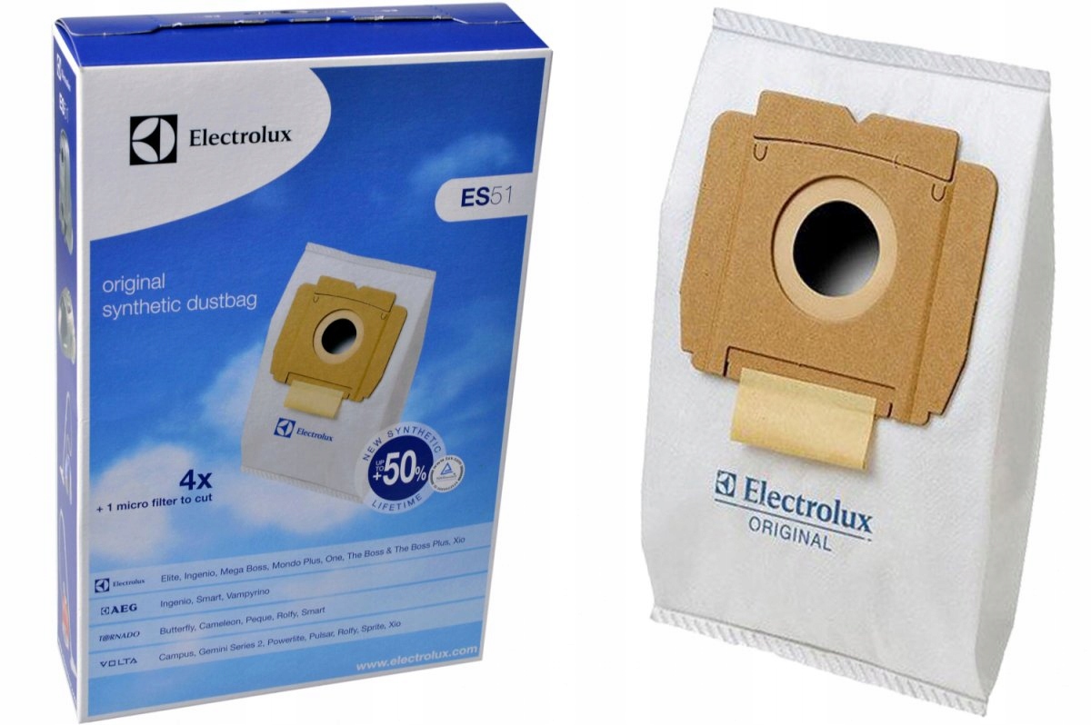 

Worek ES51 do odkurzacza Electrolux 4szt. +filtr