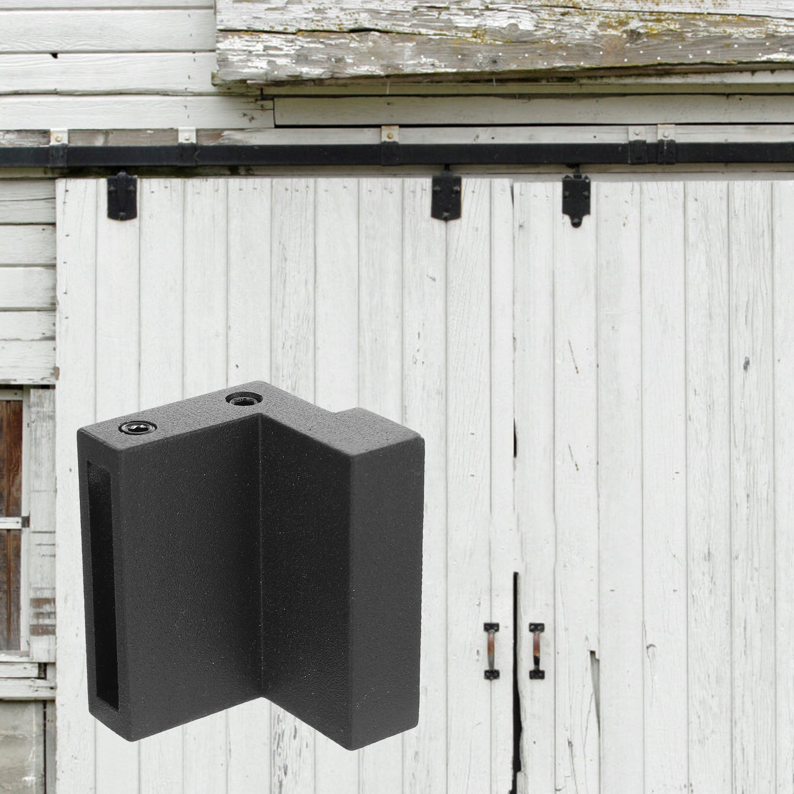 OSPRZĘT OSŁONY ZDERZAKA DO DRZWI PRZESUWNYCH STODOŁA ALUMINIOWA Kolor czarny