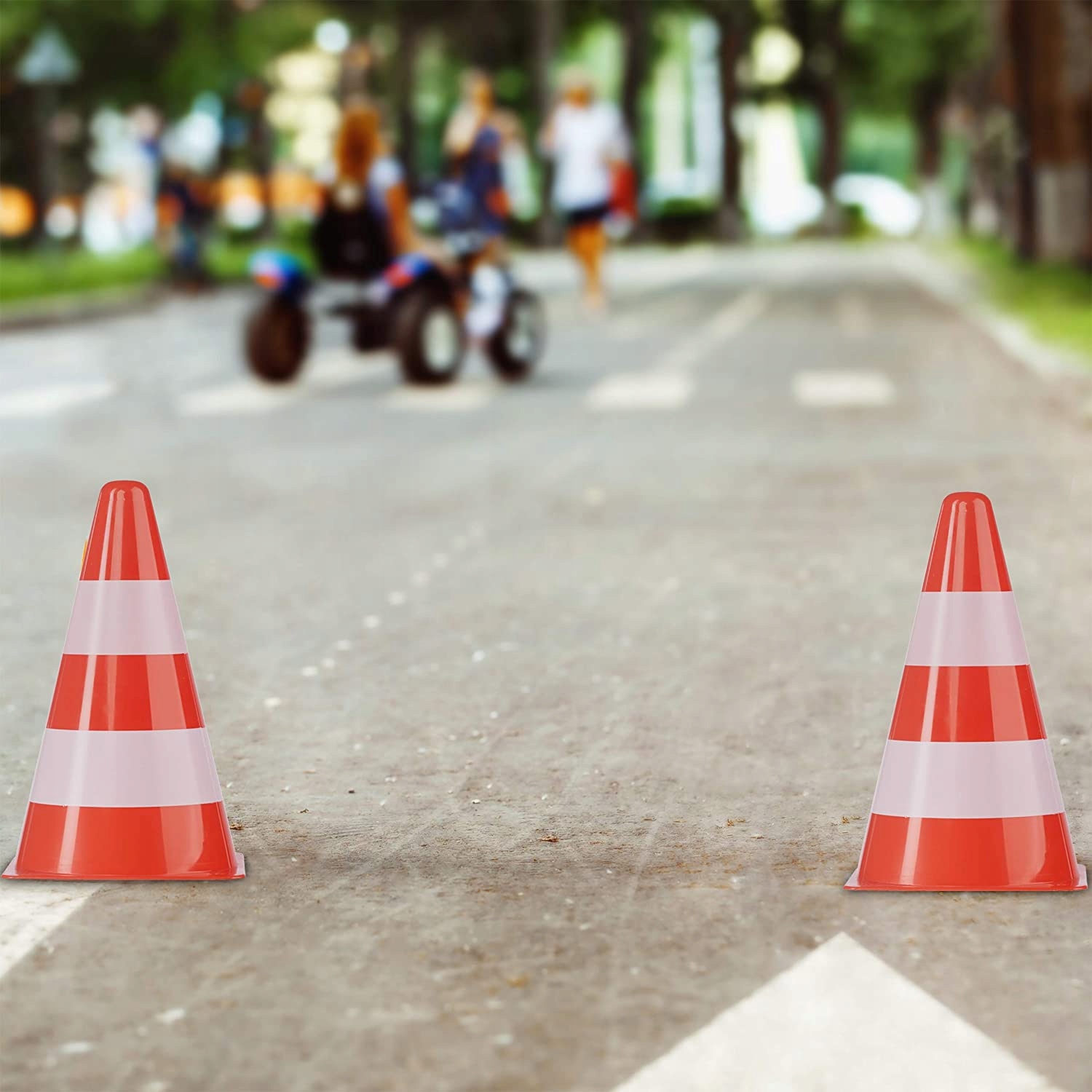 Pachołki Relaxdays wysokość 22 cm podstawa 14x14 cm Marka Relaxdays