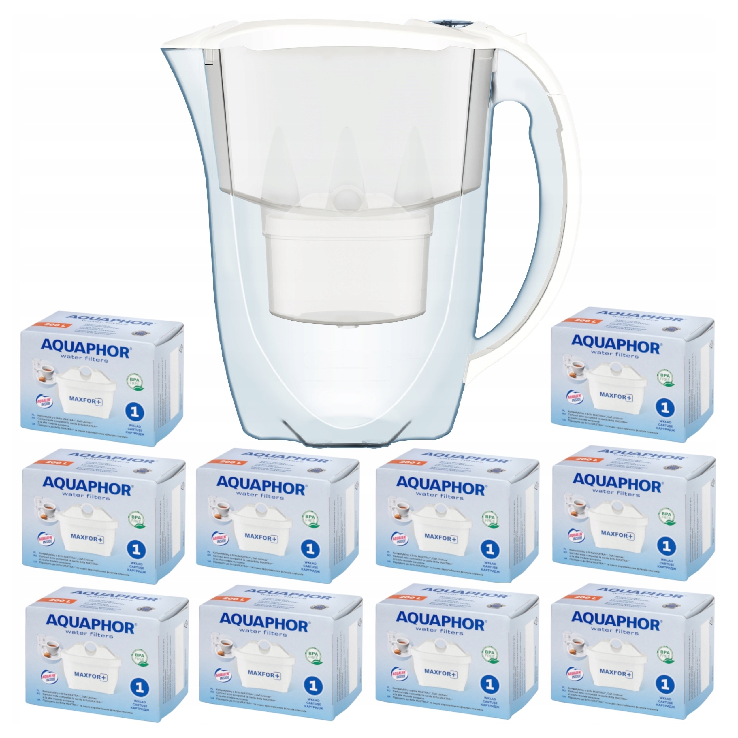 Džbán s filtrem Aquaphor Amethyst 2,8 10 náplní