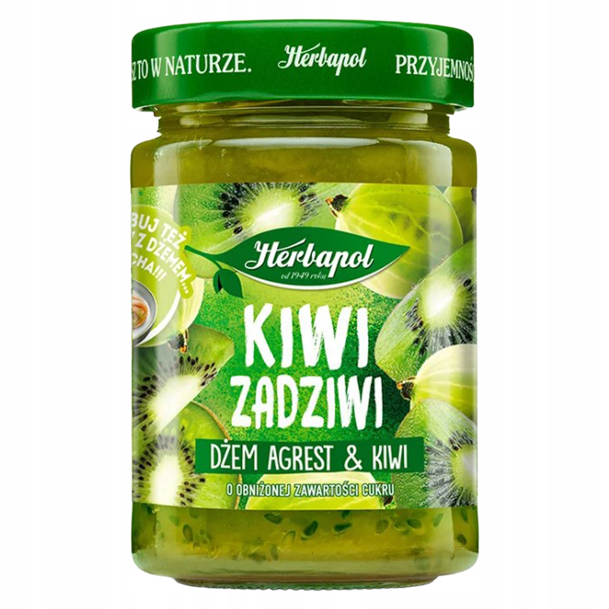 Levně 6X Džem Kiwi ohromí – Kiwi a Angrešt 280 g