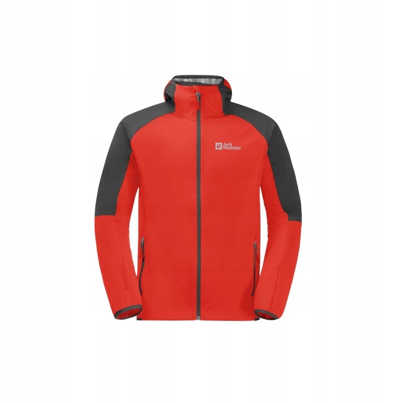 Kurtka męska Jack Wolfskin Feldberg Hoody M Strong Red 1306922-2193 r. M
