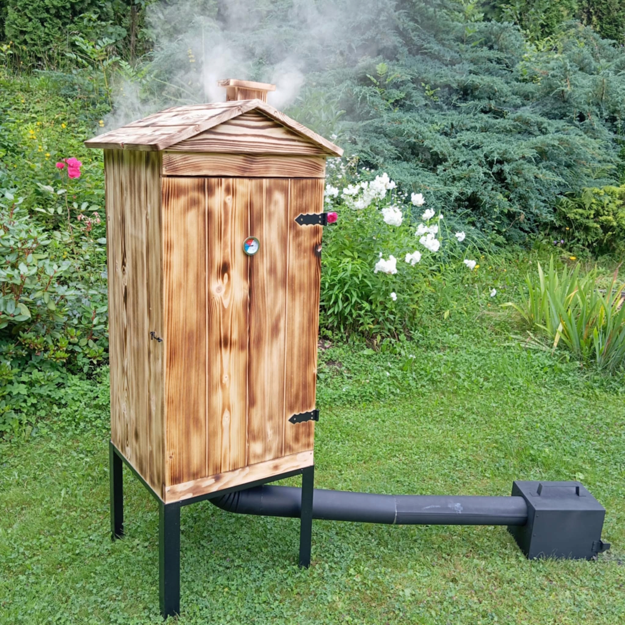 WĘDZARNIA OGRODOWA ZESTAW JEDNE DRZWI