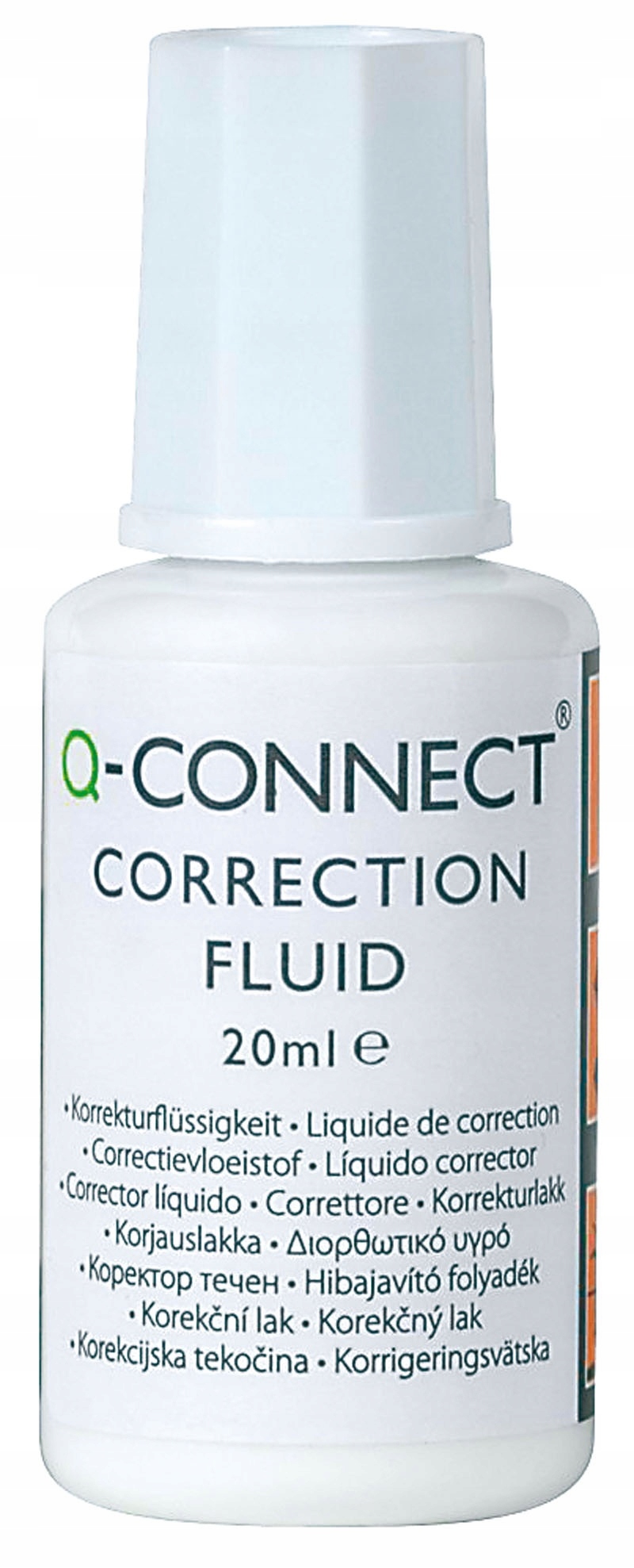 

Korektor w płynie Q-connect z pędzelkiem 20ml