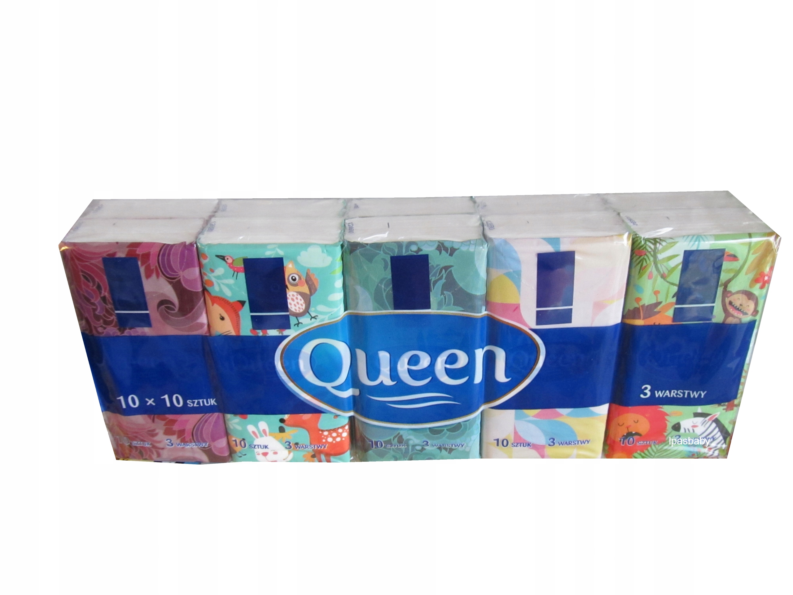 

Queen Chusteczki higieniczne 10x10SZT