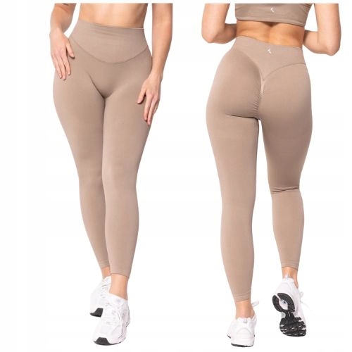 Carpatree Legginsy Damskie Sportowe Getry Wysoki Stan Push Up Accolade L
