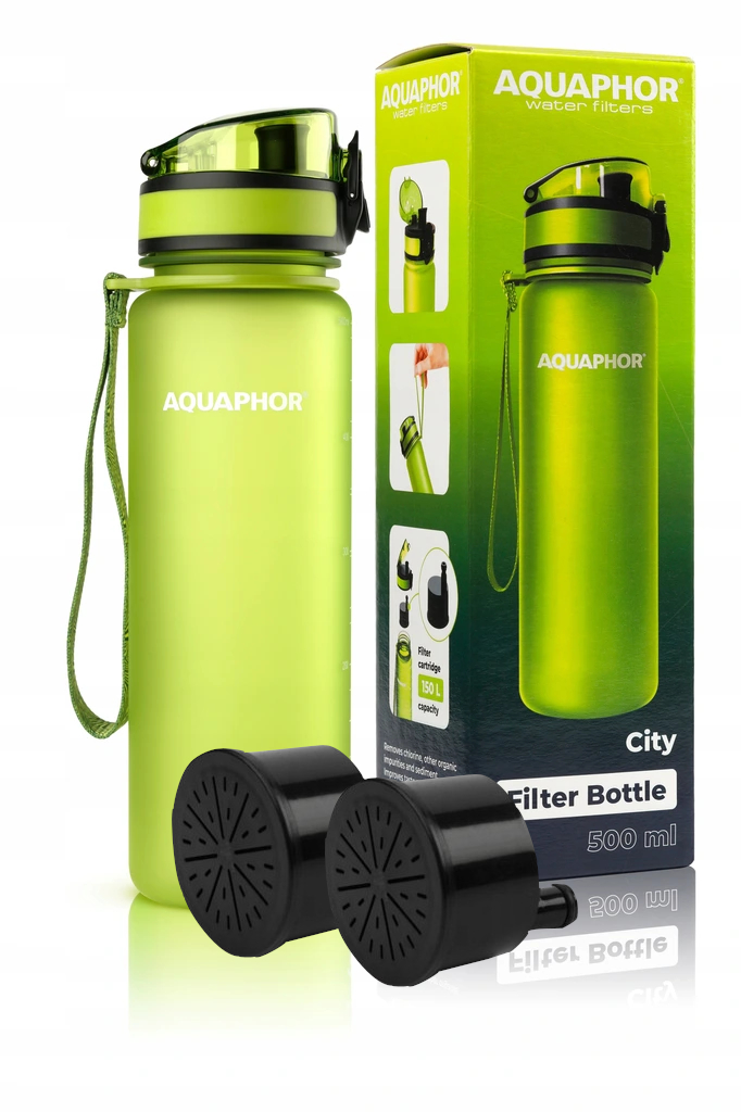 

Bidon Filtr Butelka Aquaphor City Green 2 Wkłady