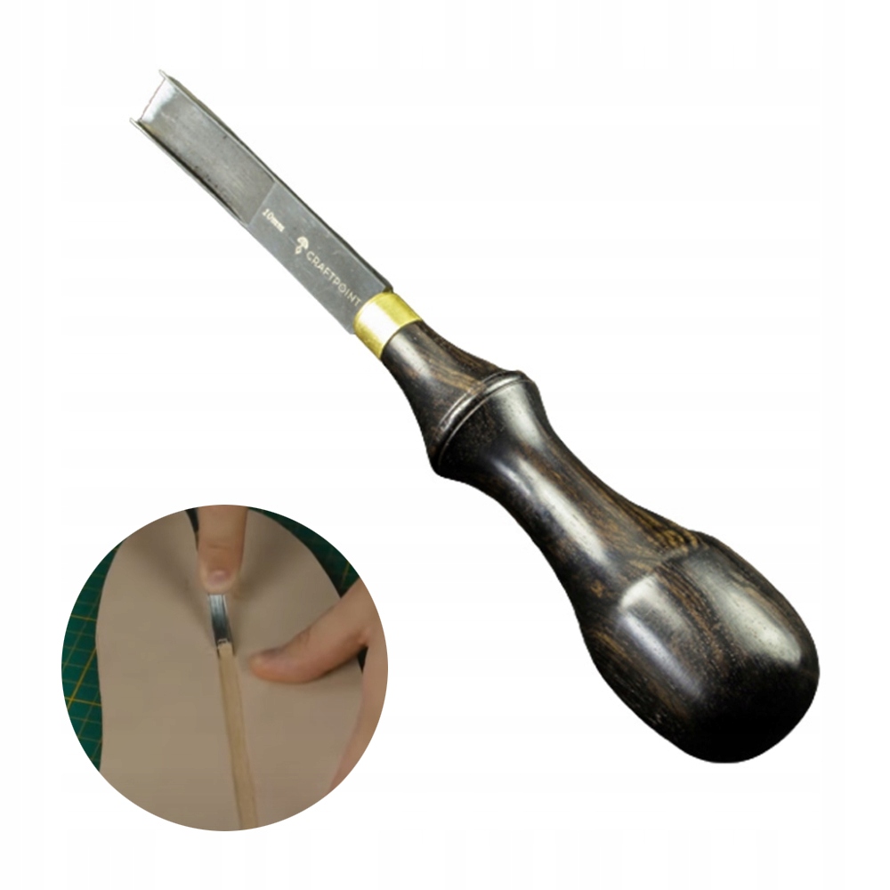 French Skiver 10 mm pro zkosení povrchu kůže pod nýty a druky CraftPoint