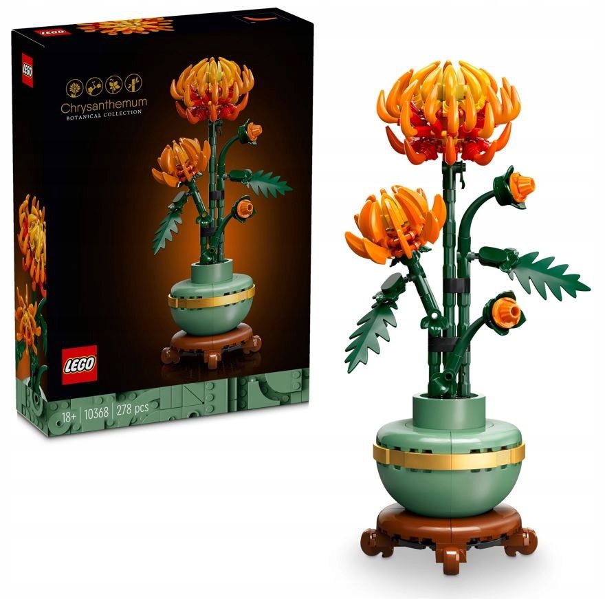 Lego Botanicals 10368 Chryzanthemum Chryzantema