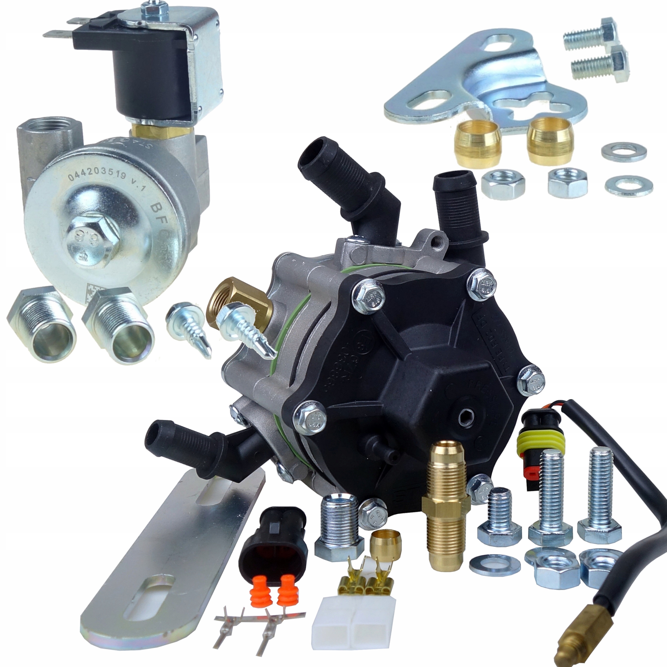REDUKTOR/PAROWNIK AC R02 DPI 220 PS 220 koni TURBO BEZPOŚREDNI WTRYSK + Stag WGM02EBFC-ZR elektrozawór