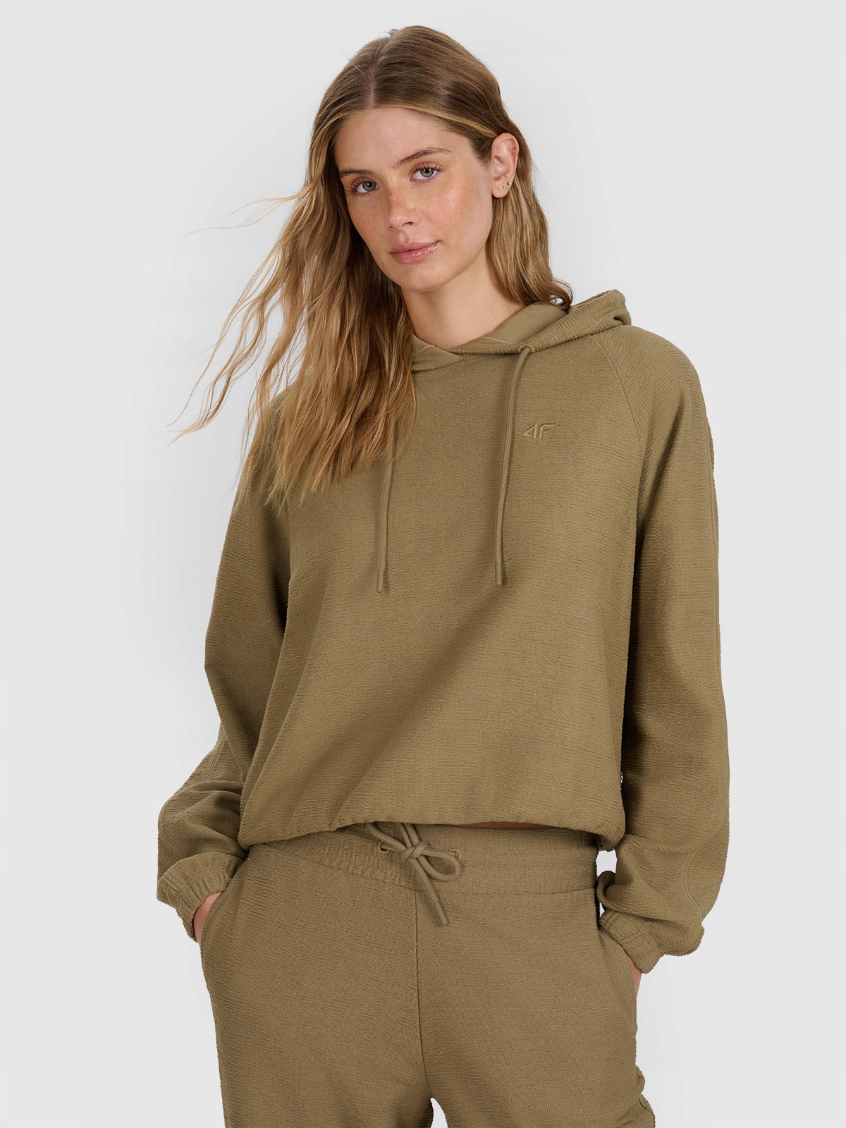 Dámská béžová Tepláková mikina 4F velikost XL