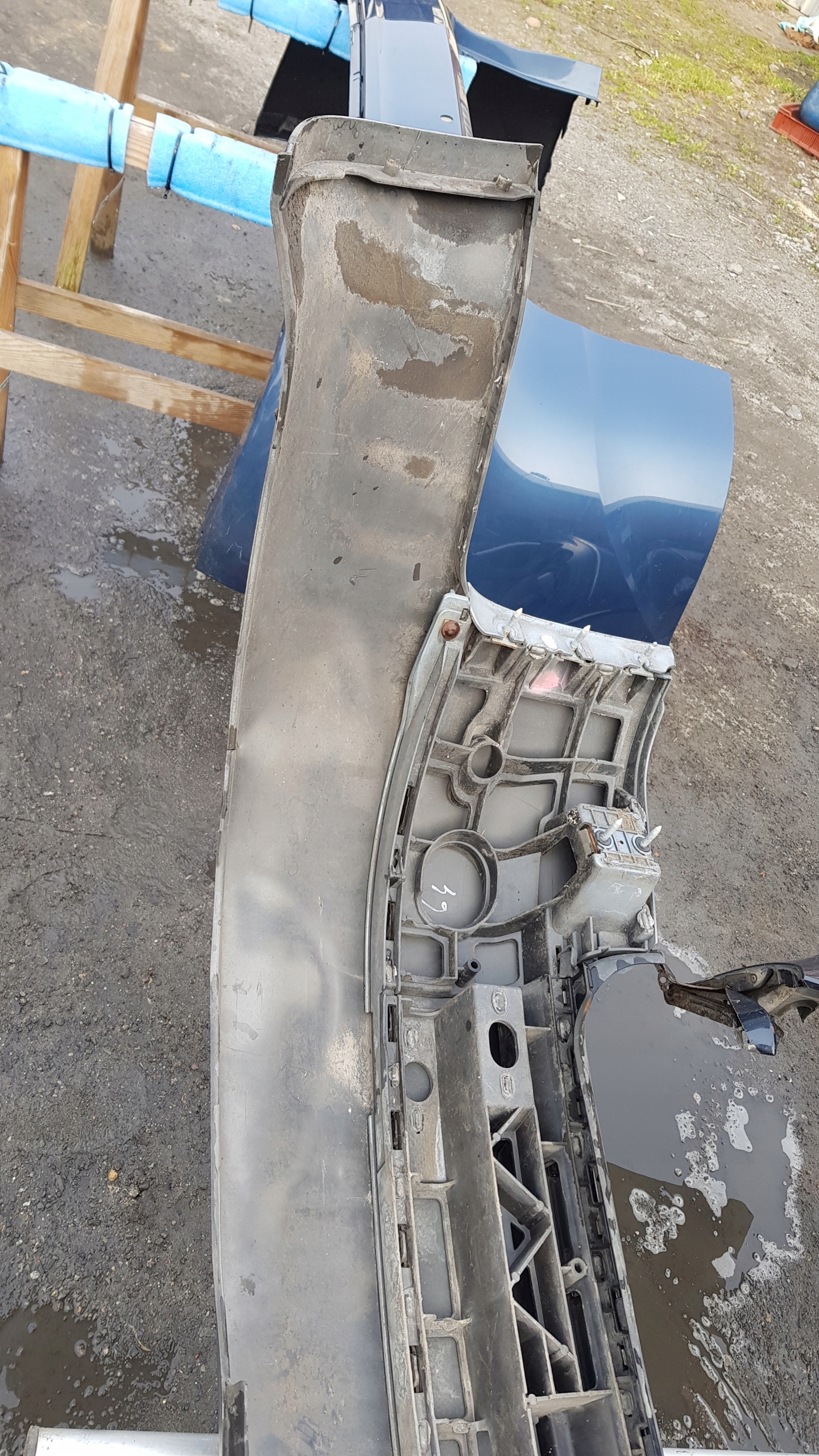 AUDI A4 B6 bumper rear part rear LY7R