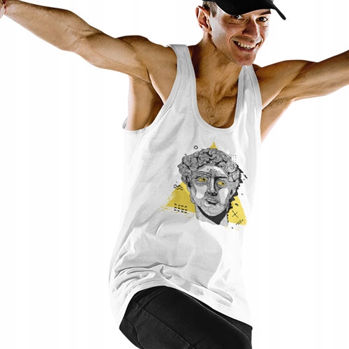 TANK TOP ŚMIESZNE CREATIVE SCULPTURE OF DAVID 2 Marka inna