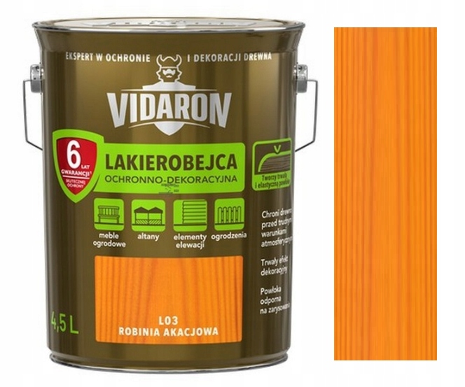 Vidaron Lakierobejca L03 robinia akacjowa 4,5L