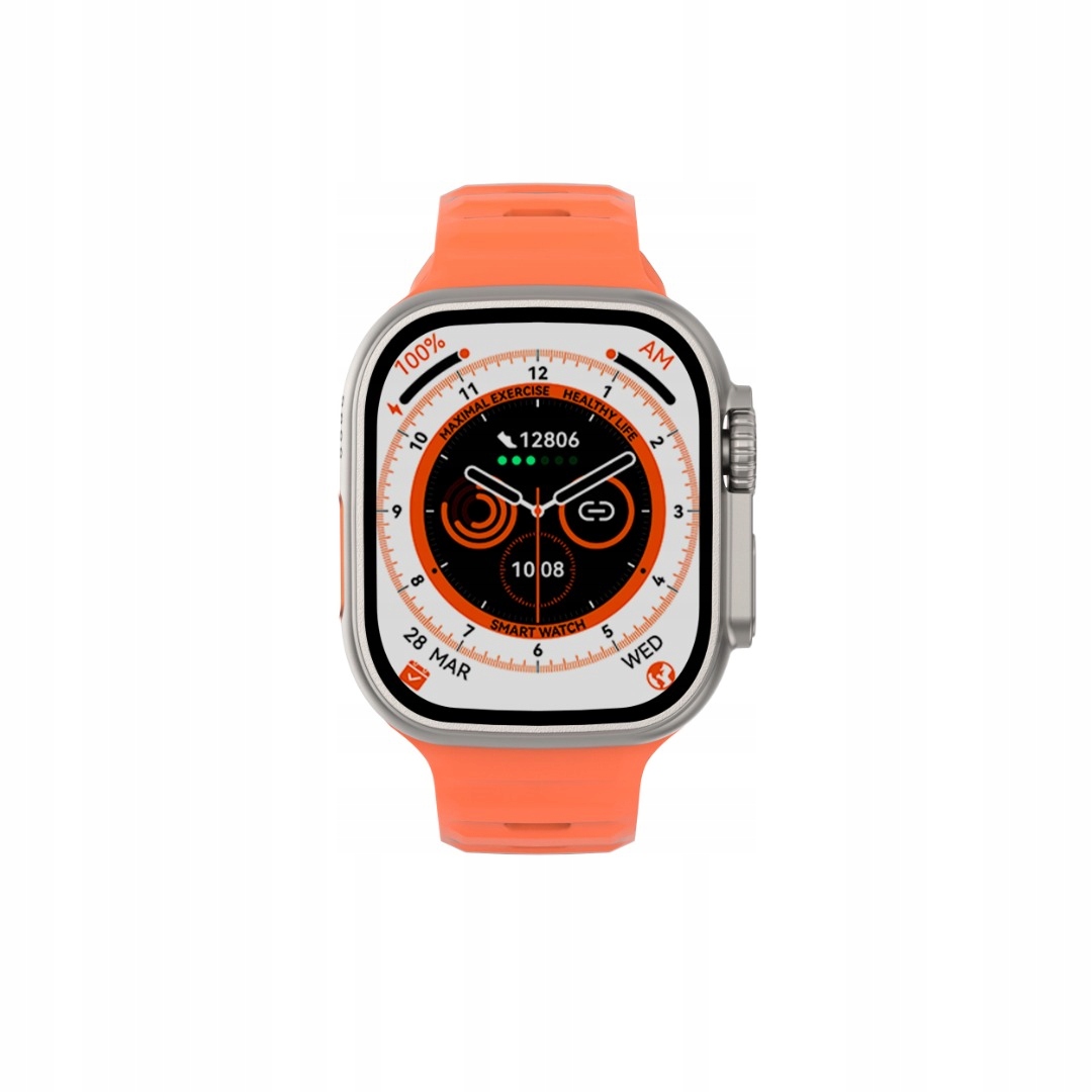 Smartwatch Ultra Watch dla Apple Iphone EKG Rozmow Marka DT No 1