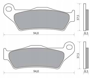 KLOCKI HAMULCOWE PRZÓD YAMAHA XT 660 Z TENERE 08-