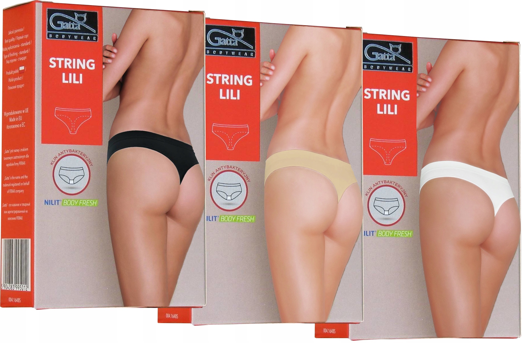 

Gatta Stringi Sport String LILI Zestaw 3 szt r.L