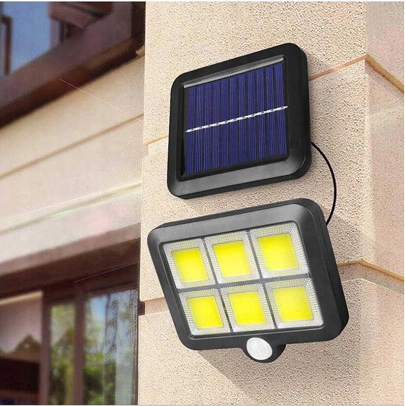LAMPA latarnia SOLARNA LED CZUJNIK RUCHU ZMIERZCHU Zasilanie solarne