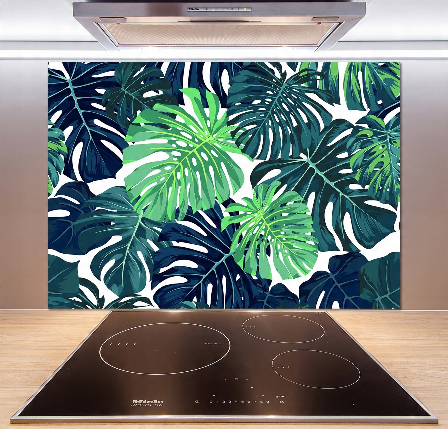 

Panel do kuchni Tropikalne liście 100x70 cm + Klej