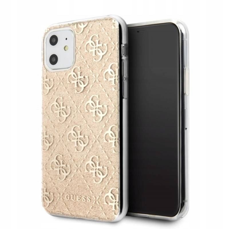 

Guess 4G Glitter - Etui do iPhone 11 (Gold)