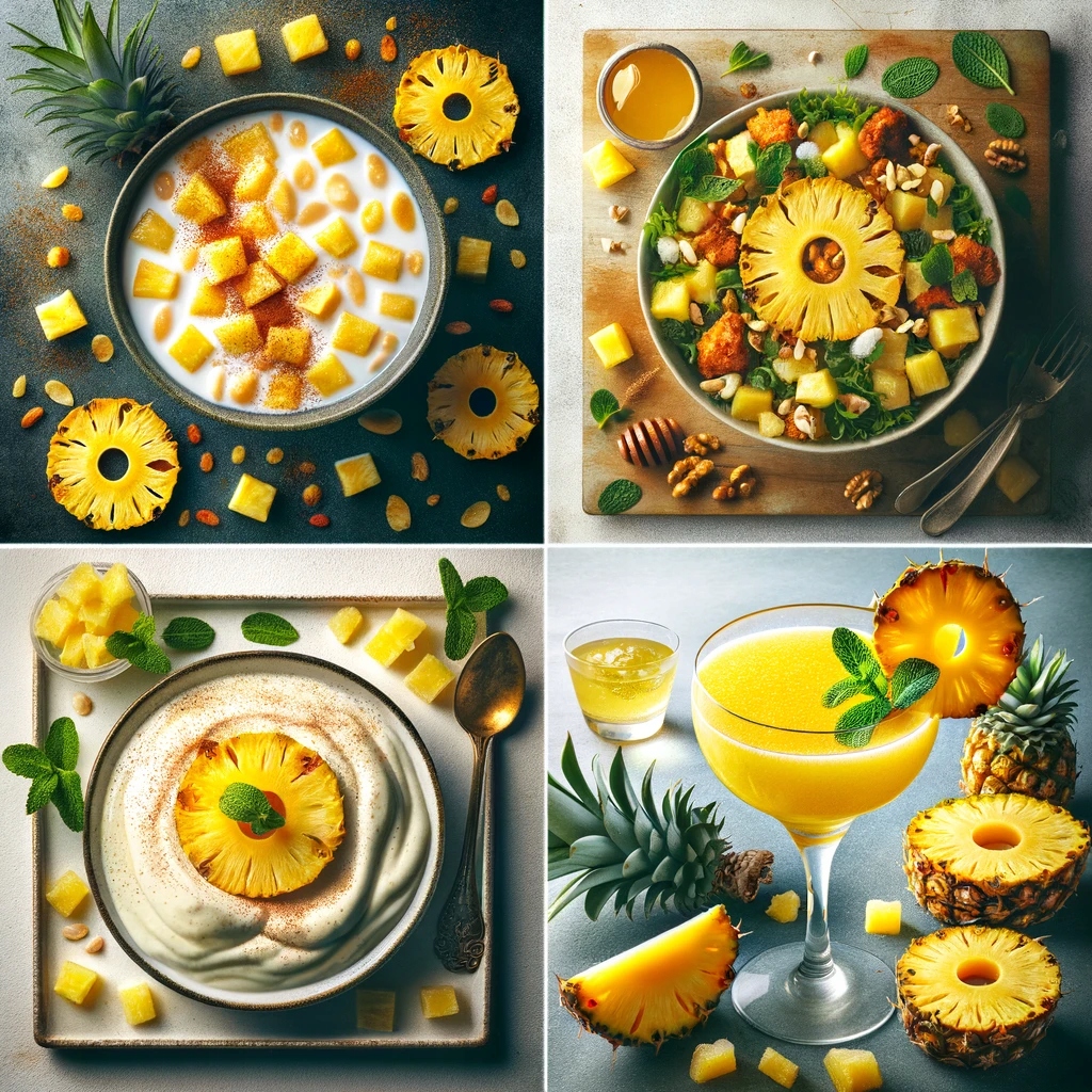 ANANAS LIOFILIZOWANY kawałki chrupiące i słodkie owoce 100 g świeże Postać w kawałkach