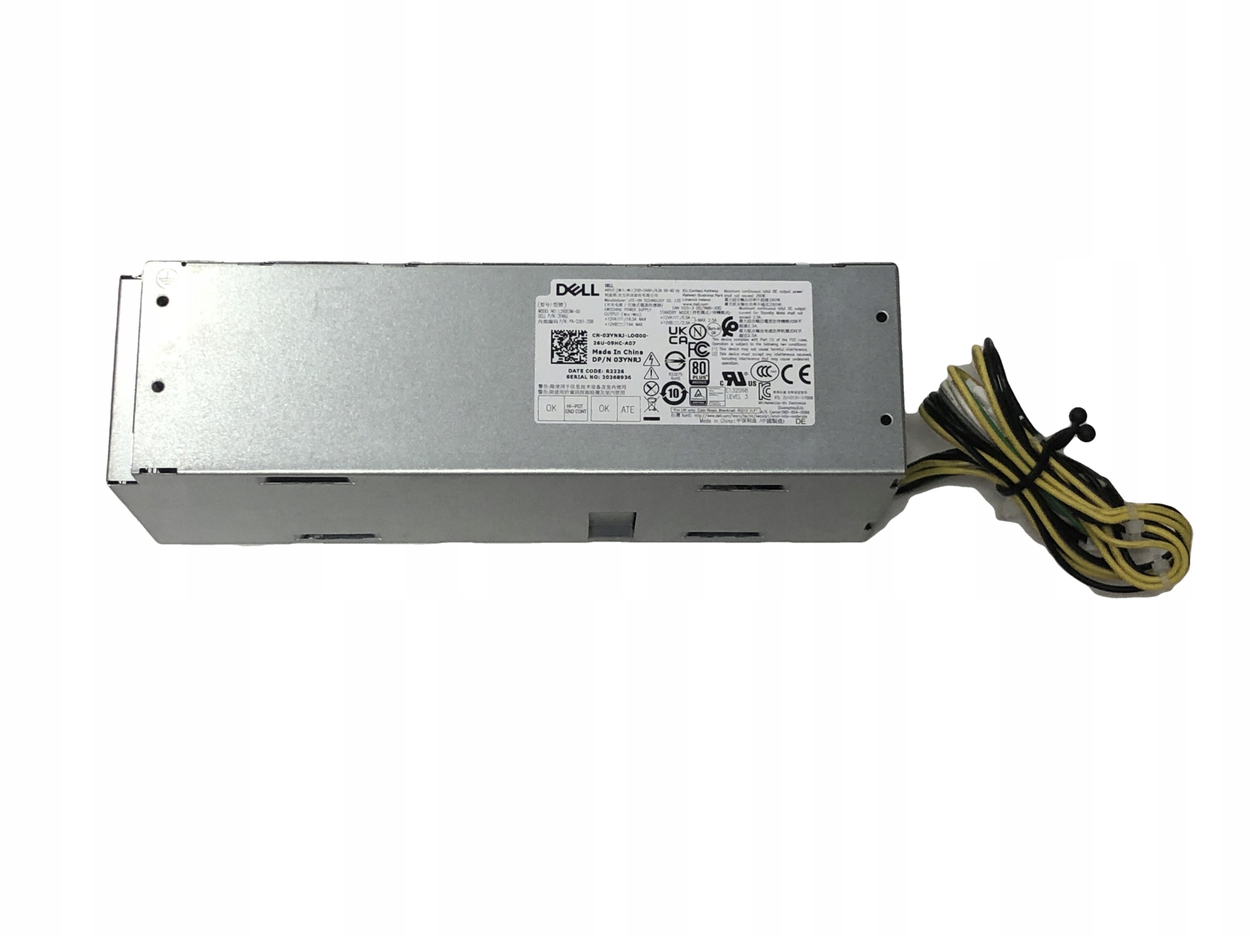 Nowy Zasilacz Dell Optiplex 3060 3070 3080 5060 5070 7060 260W