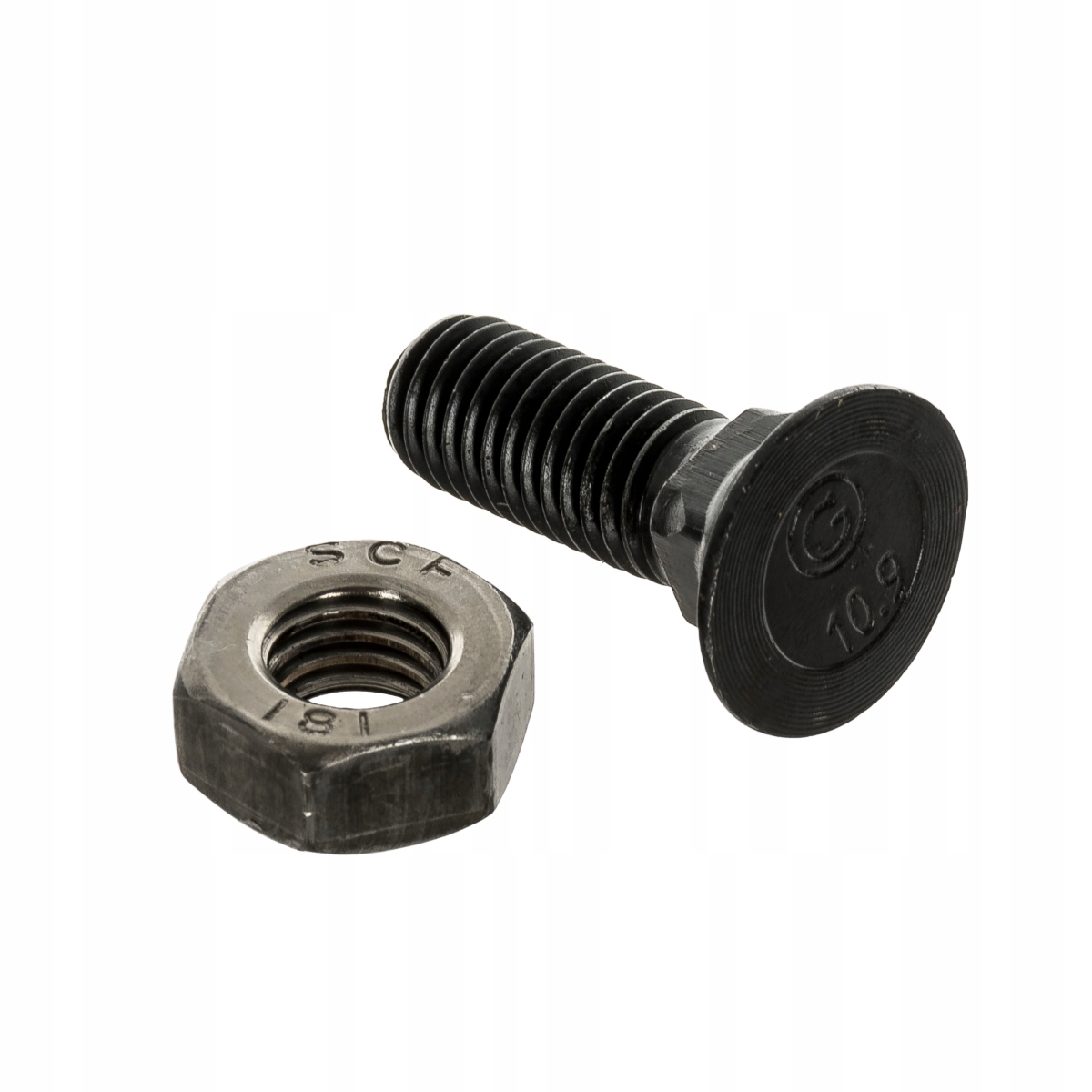 

Śruba płużna z nakrętką M10x30 kl. 10.9