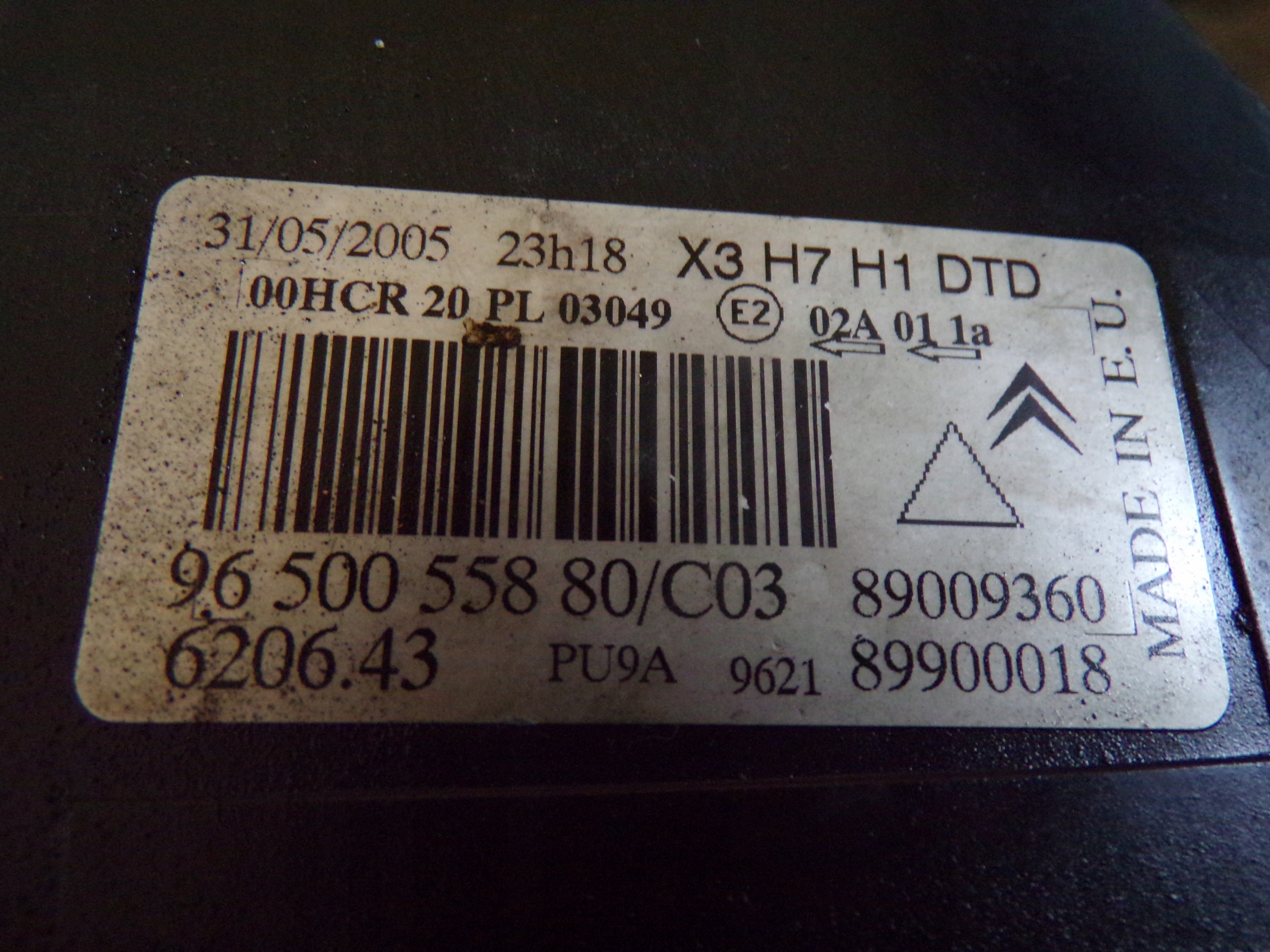 light front front right CITROEN C5 LIFT complete (3)