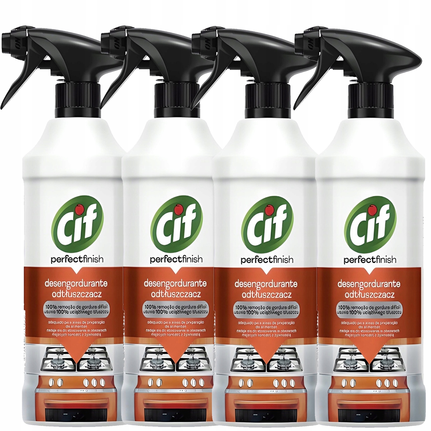 Levně Cif Perfect Finish Sada Mix Spray 4 x 435 ml