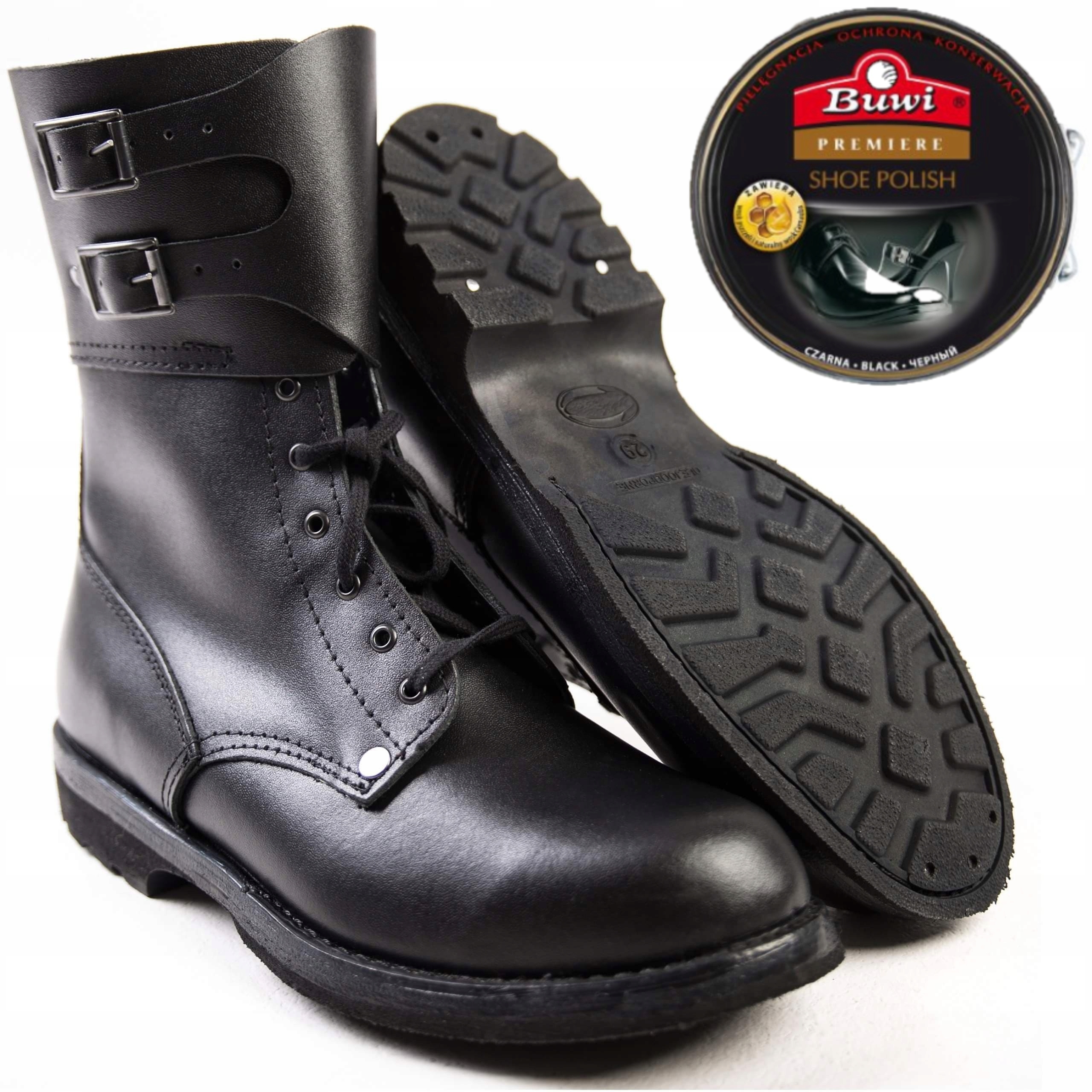 

Buty wojskowe Opinacze CZARNE+wkładki Eu 46