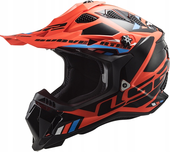 Prilba LS2 MX700 Subverter Evo II Stomp Orange Black cross off road, veľkosť L