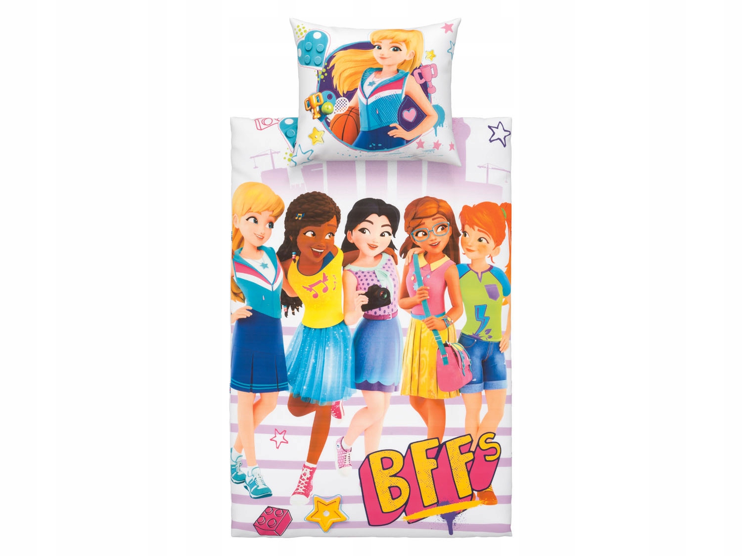 

Komplet pościeli bawełna Lego Friends 135x200 80