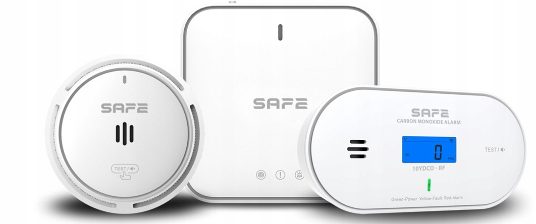 Set Fire & Co 1x SAFE50HUB-WRF, 1x SAFE10Y30-RF, 1x SAFE10YDCO-RF