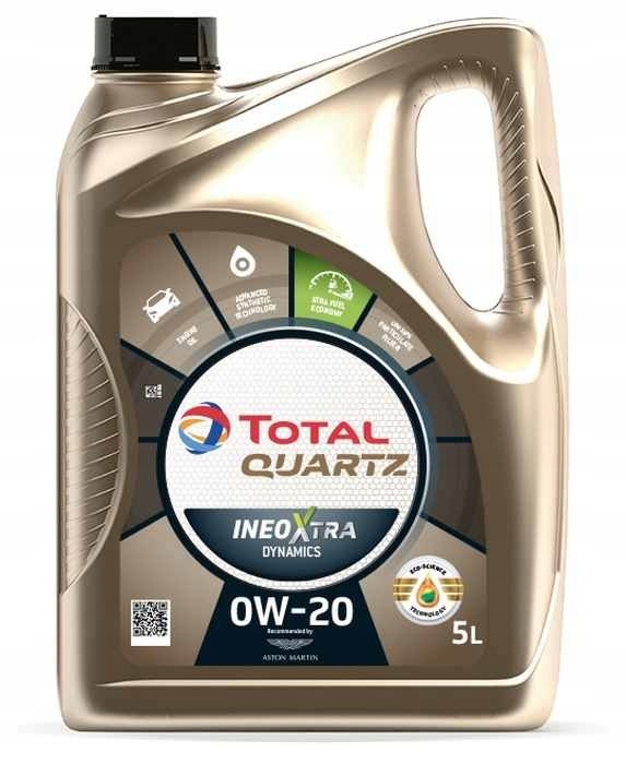Olej Total 0W20 5L Ineo Quartz Xtra Dynamics C5