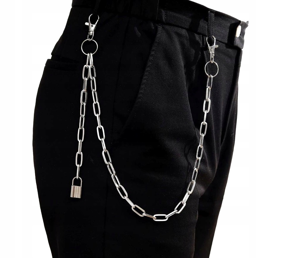 

Łańcuch Do Spodni paska gruby metalowy punk retro