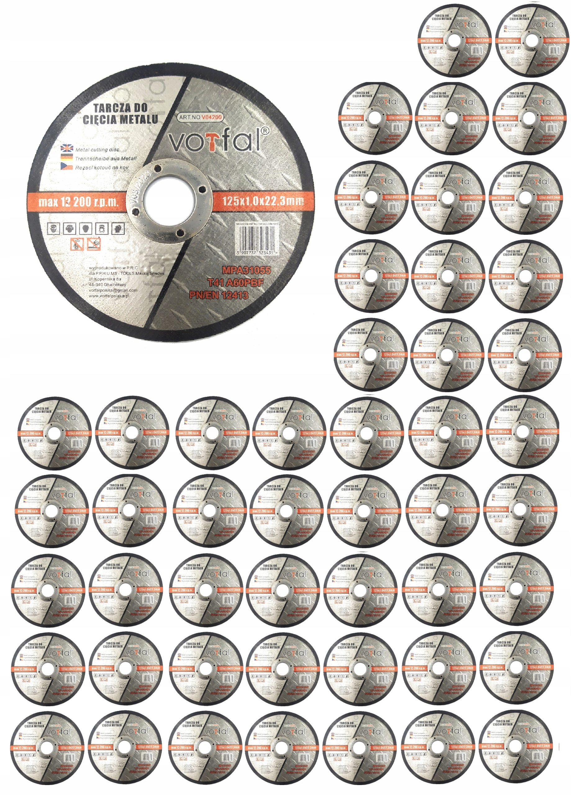 

Tarcza Do Cięcia Metalu 125 x 1 Tarcze Diax 50 Szt