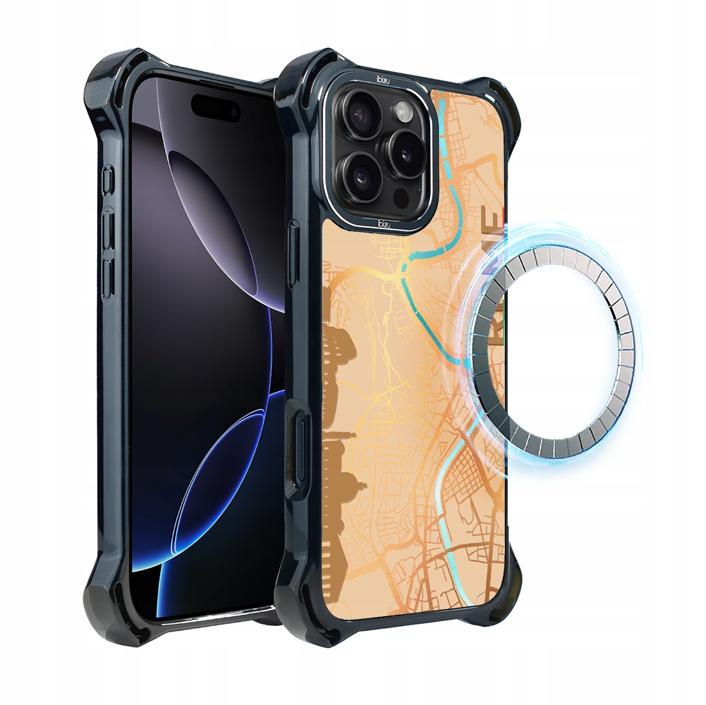 Pouzdro pro iPhone 16 Pro Ibizu DropGuard Ultra s MagSafe, Rome