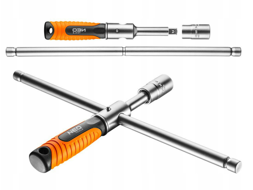 

Klucz Do Kół 17X19 MM Neo Tools Składany Nasadka